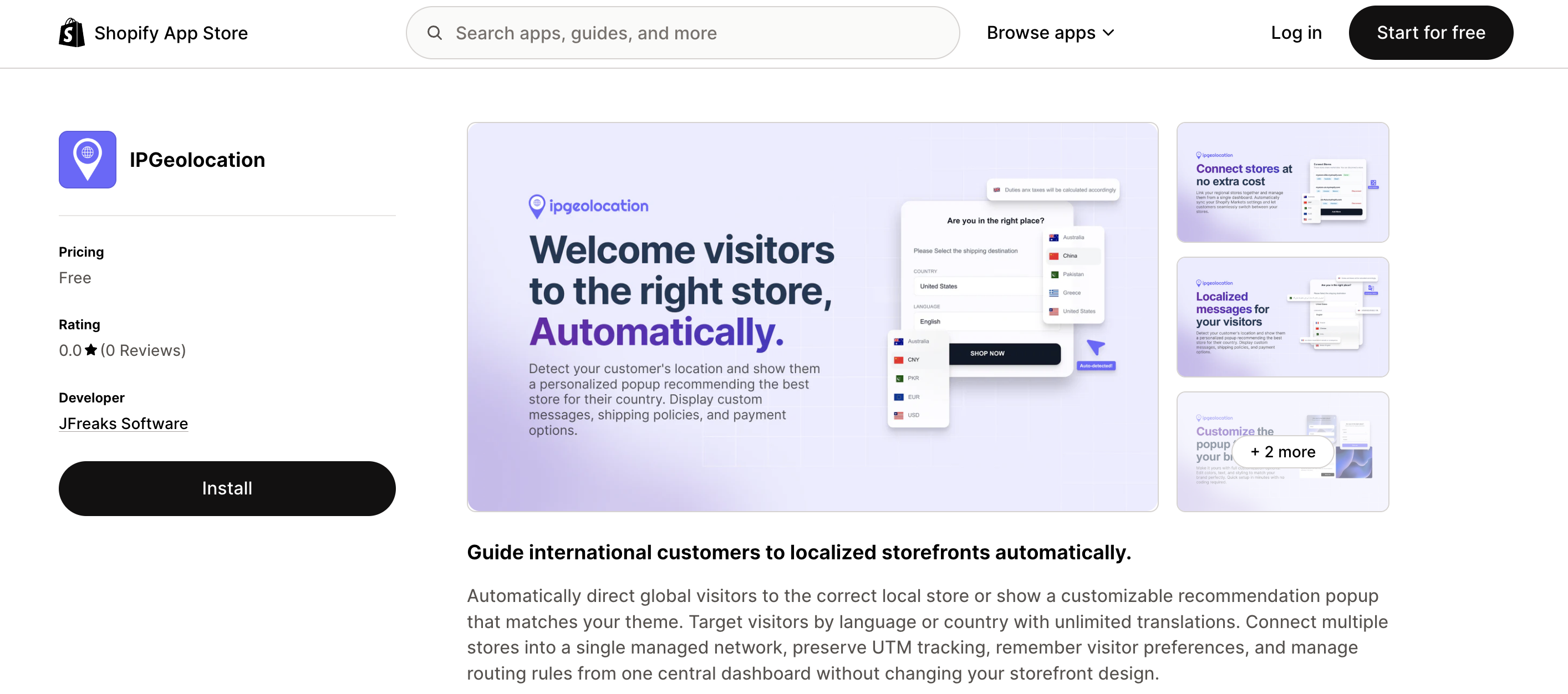 IPGeolocation Shopify App