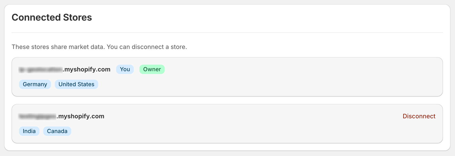 Connet-Store page create group screenshot