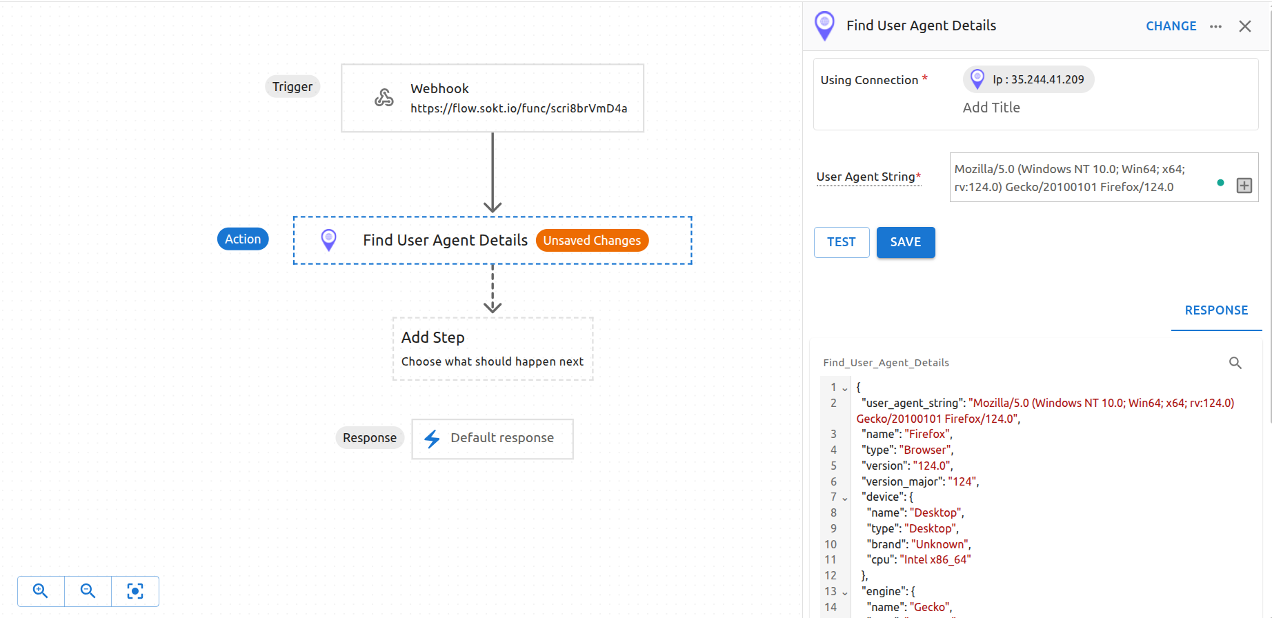 Single UserAgent Lookup API